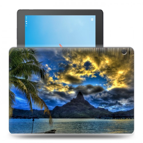 Дизайнерский силиконовый чехол для Lenovo Tab M10 пляж