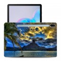 Дизайнерский силиконовый чехол для Samsung Galaxy Tab S6 пляж