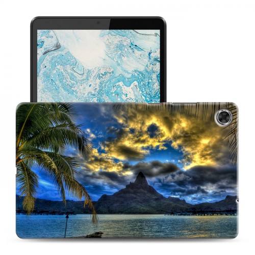 Дизайнерский силиконовый чехол для Lenovo Tab M8 пляж
