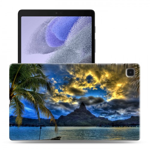 Дизайнерский силиконовый чехол для Samsung Galaxy Tab A7 lite пляж