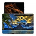 Дизайнерский силиконовый чехол для Samsung Galaxy Tab S8 Ultra пляж