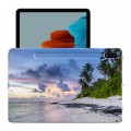 Дизайнерский силиконовый чехол для Samsung Galaxy Tab S7 пляж