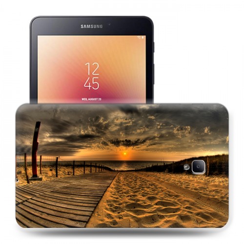 Дизайнерский силиконовый чехол для Samsung Galaxy Tab A 8.0 (2017) пляж