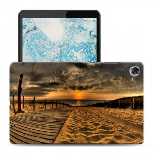 Дизайнерский силиконовый чехол для Lenovo Tab M8 пляж
