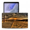 Дизайнерский силиконовый чехол для Samsung Galaxy Tab A7 lite пляж