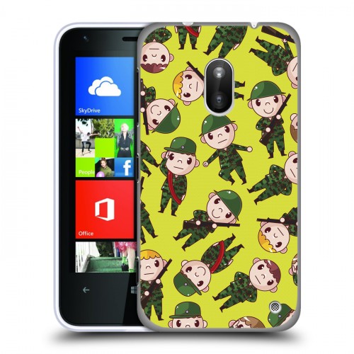 Дизайнерский пластиковый чехол для Nokia Lumia 620 23 февраля