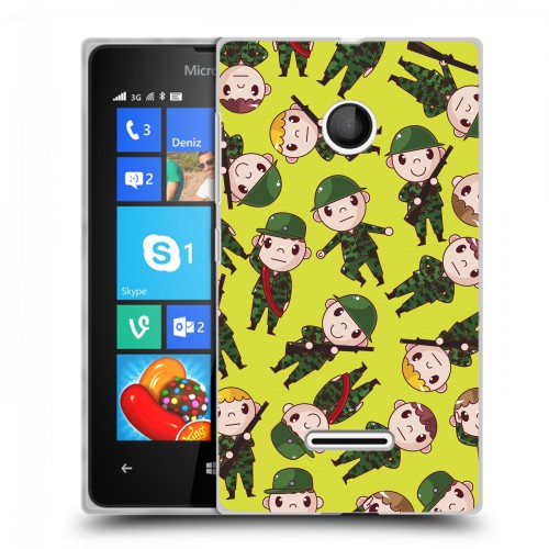 Дизайнерский пластиковый чехол для Microsoft Lumia 435 23 февраля