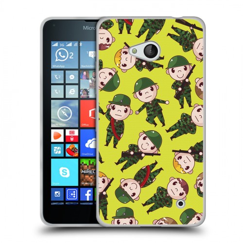 Дизайнерский пластиковый чехол для Microsoft Lumia 640 23 февраля