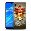 Дизайнерский пластиковый чехол для Huawei Y6 (2019) 23 февраля