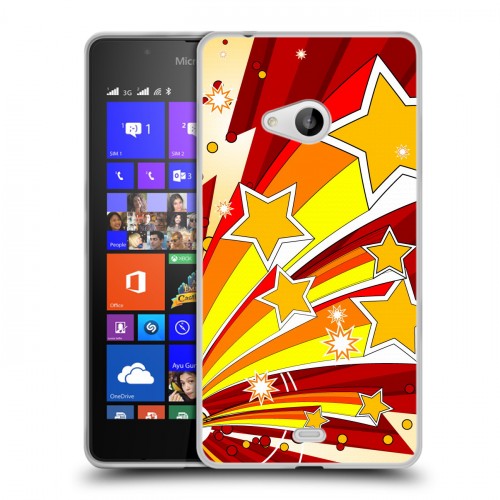 Дизайнерский пластиковый чехол для Microsoft Lumia 540 23 февраля