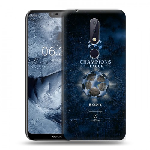 Дизайнерский пластиковый чехол для Nokia 6.1 Plus лига чемпионов