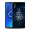 Дизайнерский силиконовый чехол для Alcatel 5V лига чемпионов