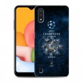 Дизайнерский силиконовый с усиленными углами чехол для Samsung Galaxy A01 лига чемпионов