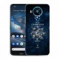 Дизайнерский силиконовый чехол для Nokia 8.3 лига чемпионов