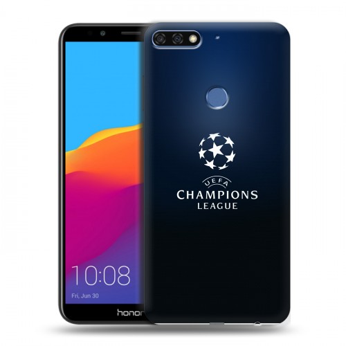 Дизайнерский пластиковый чехол для Huawei Honor 7C Pro лига чемпионов