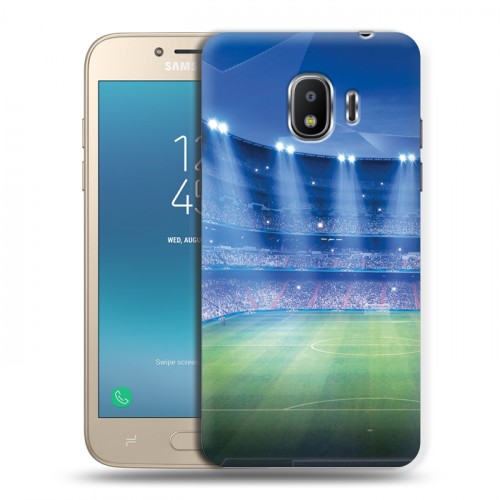 Дизайнерский пластиковый чехол для Samsung Galaxy J2 (2018) лига чемпионов