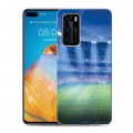 Дизайнерский пластиковый чехол для Huawei P40 лига чемпионов