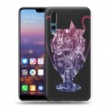 Дизайнерский силиконовый с усиленными углами чехол для Huawei P20 Pro лига чемпионов