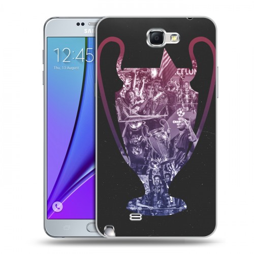 Дизайнерский пластиковый чехол для Samsung Galaxy Note 2 лига чемпионов