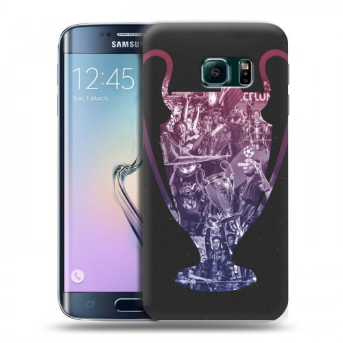 Дизайнерский пластиковый чехол для Samsung Galaxy S6 Edge лига чемпионов