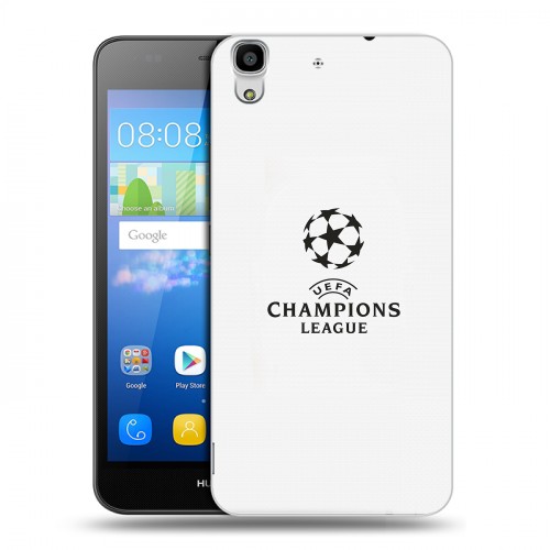 Дизайнерский пластиковый чехол для Huawei Y6 лига чемпионов
