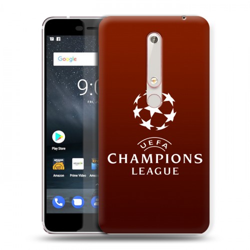 Дизайнерский пластиковый чехол для Nokia 6 (2018) лига чемпионов