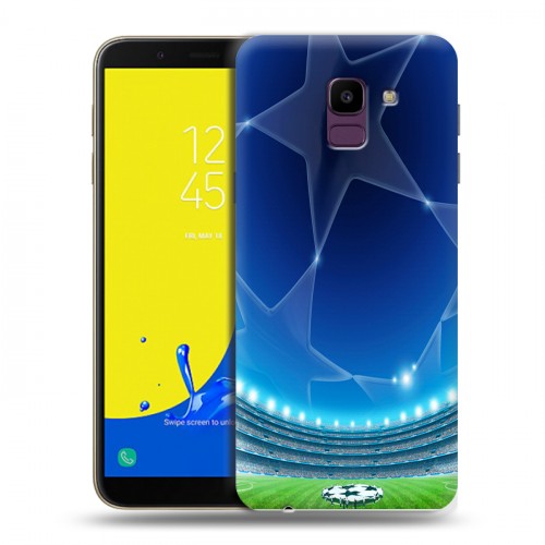 Дизайнерский пластиковый чехол для Samsung Galaxy J6 лига чемпионов