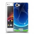 Дизайнерский пластиковый чехол для Sony Xperia L лига чемпионов