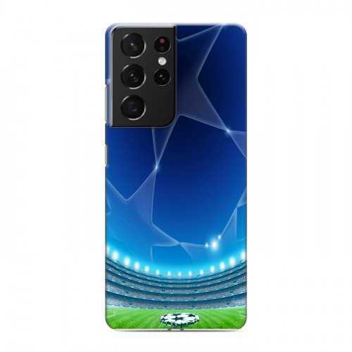 Дизайнерский пластиковый чехол для Samsung Galaxy S21 Ultra лига чемпионов