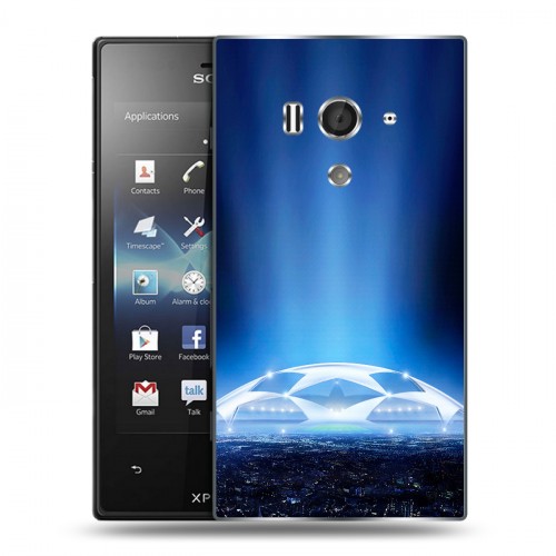 Дизайнерский пластиковый чехол для Sony Xperia acro S лига чемпионов