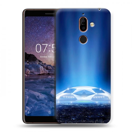 Дизайнерский пластиковый чехол для Nokia 7 Plus лига чемпионов