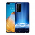 Дизайнерский пластиковый чехол для Huawei P40 лига чемпионов