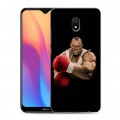 Дизайнерский силиконовый с усиленными углами чехол для Xiaomi RedMi 8A Бокс