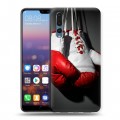 Дизайнерский силиконовый с усиленными углами чехол для Huawei P20 Pro Бокс