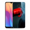 Дизайнерский силиконовый с усиленными углами чехол для Xiaomi RedMi 8A Бокс