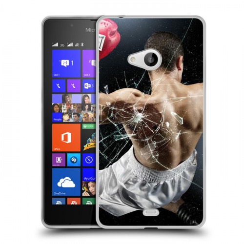 Дизайнерский пластиковый чехол для Microsoft Lumia 540 Бокс