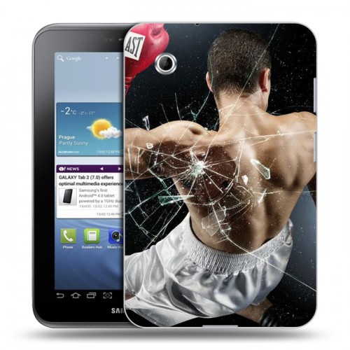 Дизайнерский силиконовый чехол для Samsung Galaxy Tab 2 7.0 Бокс