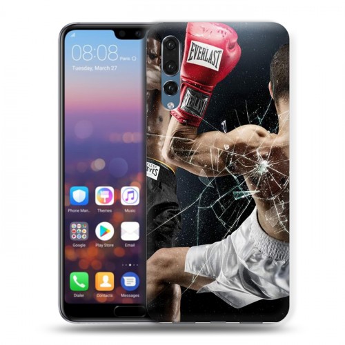 Дизайнерский силиконовый с усиленными углами чехол для Huawei P20 Pro Бокс