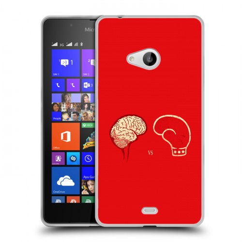 Дизайнерский пластиковый чехол для Microsoft Lumia 540 Бокс