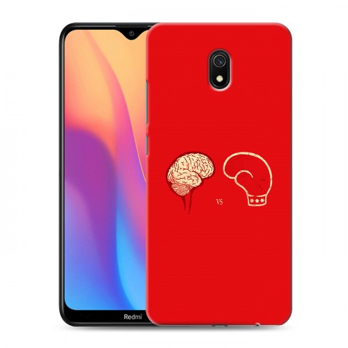 Дизайнерский силиконовый с усиленными углами чехол для Xiaomi RedMi 8A Бокс