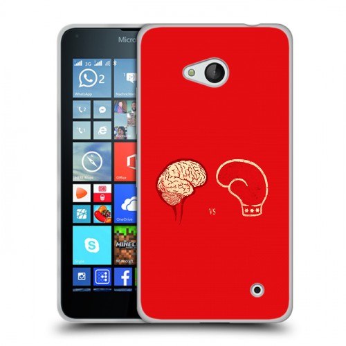 Дизайнерский пластиковый чехол для Microsoft Lumia 640 Бокс