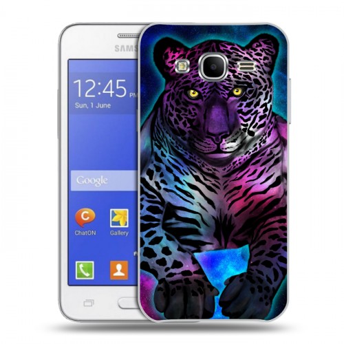 Дизайнерский пластиковый чехол для Samsung Galaxy J7 Яркие животные