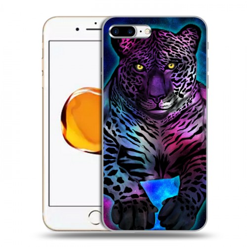 Дизайнерский силиконовый чехол для Iphone 7 Plus / 8 Plus Яркие животные