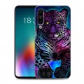 Дизайнерский силиконовый с усиленными углами чехол для Meizu 16T Яркие животные