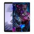 Дизайнерский силиконовый чехол для Samsung Galaxy Tab A7 lite Яркие животные