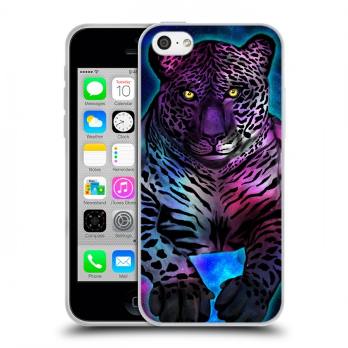 Дизайнерский пластиковый чехол для Iphone 5c Яркие животные