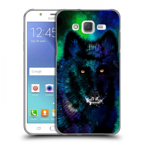 Дизайнерский пластиковый чехол для Samsung Galaxy J5 Яркие животные