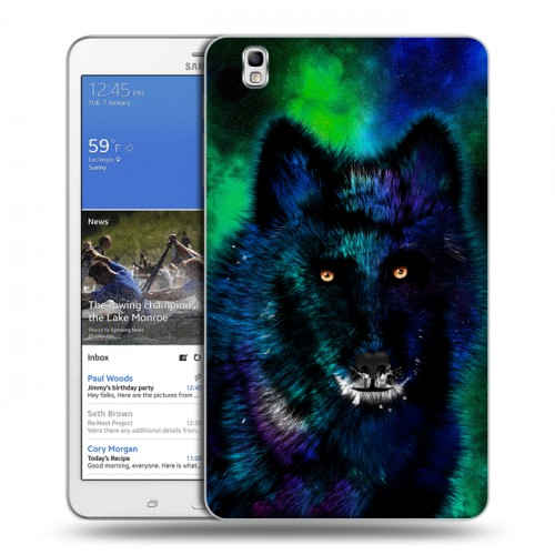 Дизайнерский силиконовый чехол для Samsung Galaxy Tab Pro 8.4 Яркие животные