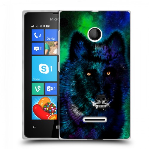 Дизайнерский пластиковый чехол для Microsoft Lumia 435 Яркие животные