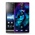 Дизайнерский пластиковый чехол для Sony Xperia S Яркие животные